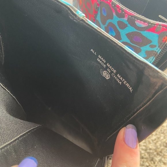 Bumper Unisex Faux Leather Cheetah Print Rave Platform Boots NEW Size 7.5 - Picture 6 of 15